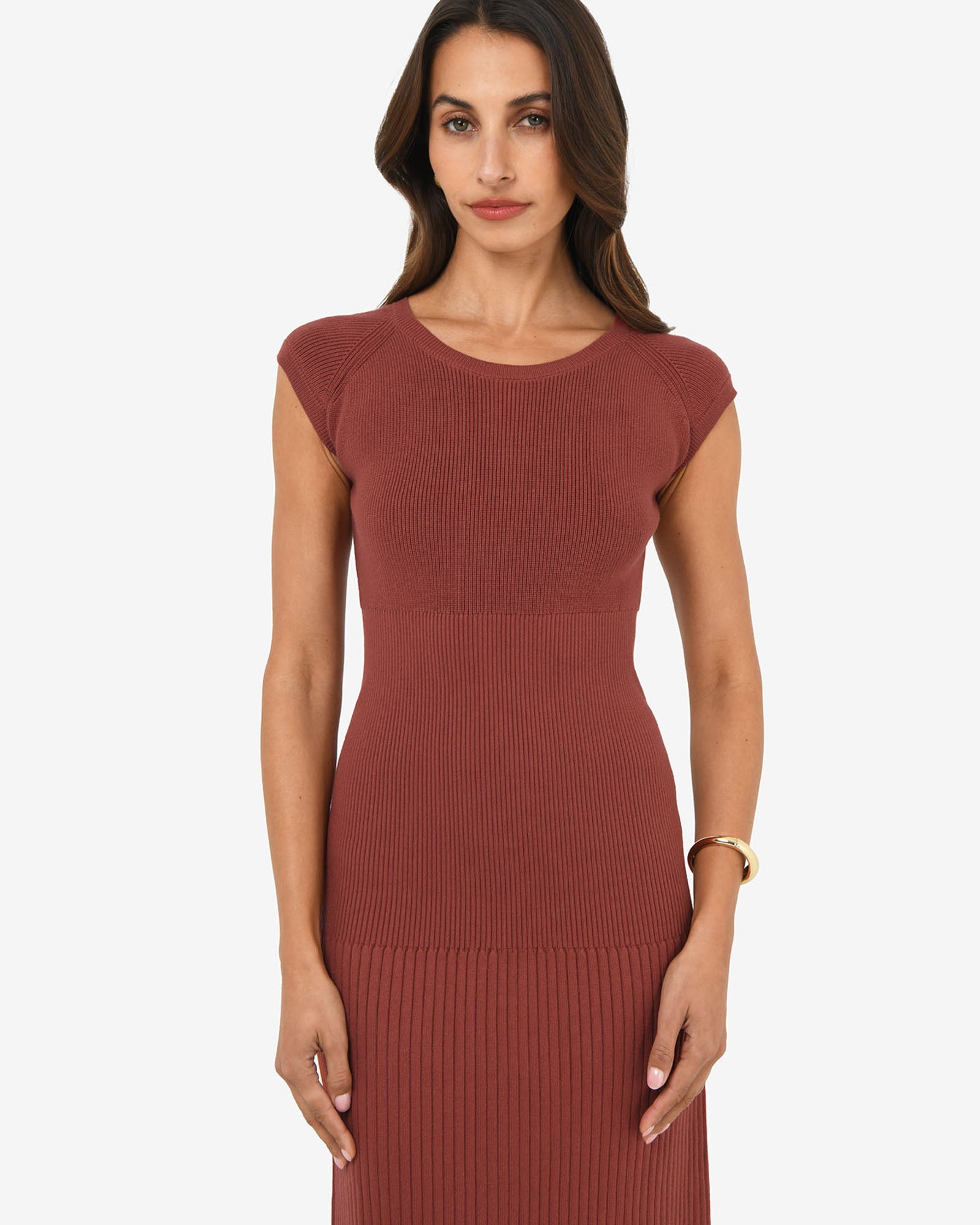 Lourdes Ribbed Knit Dress