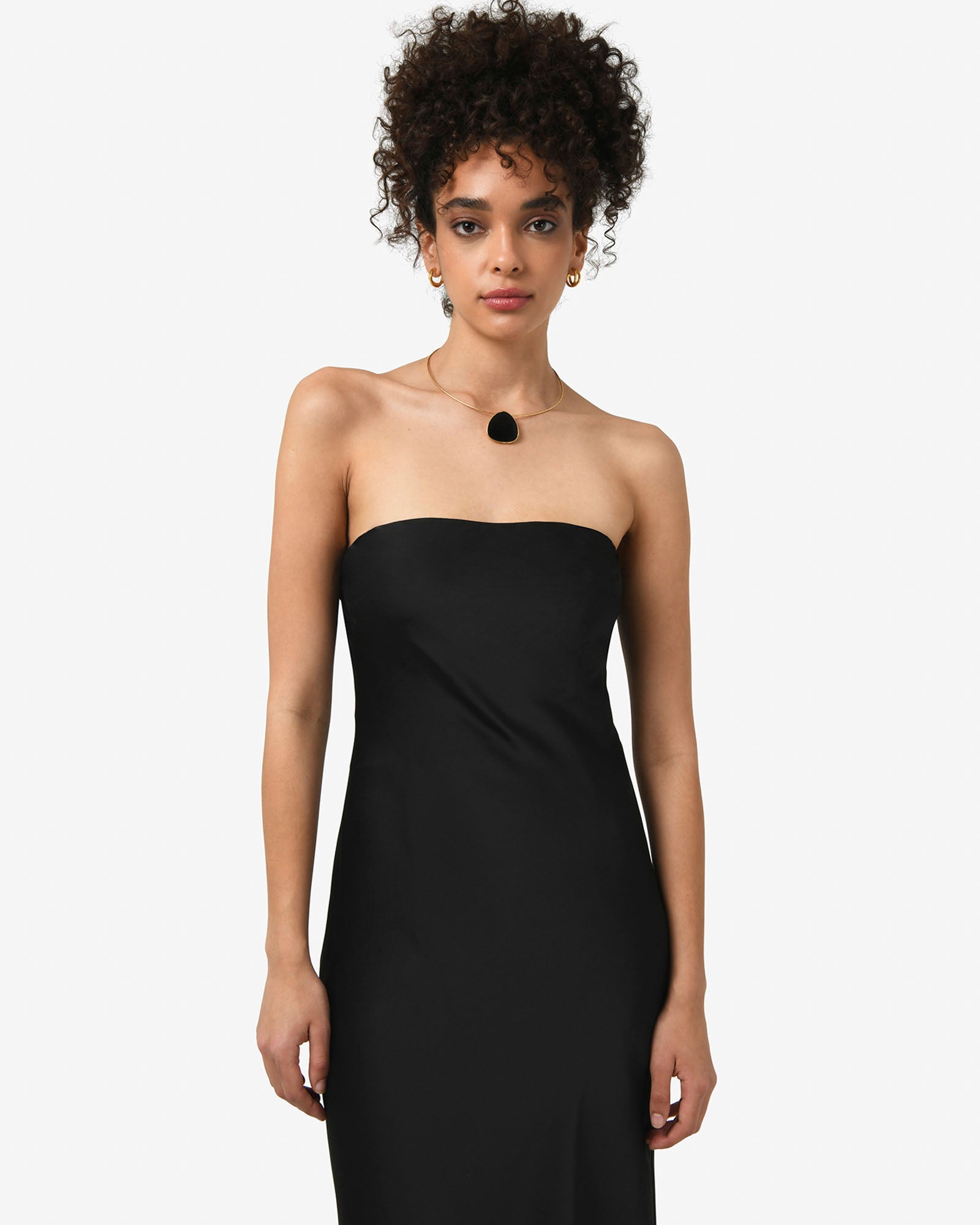 Martini Strapless Satin Dress