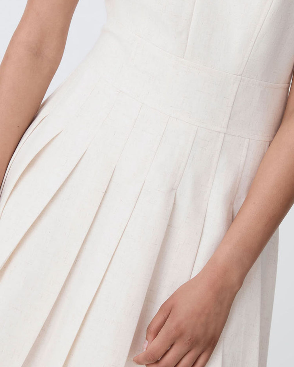 Mikala Pleated Mini Dress