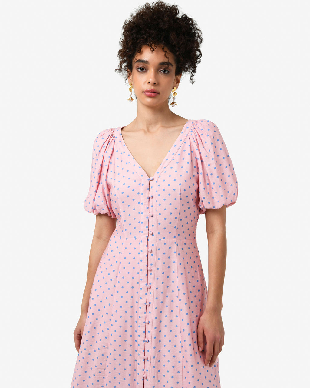 Almeria Polka Dot Dress