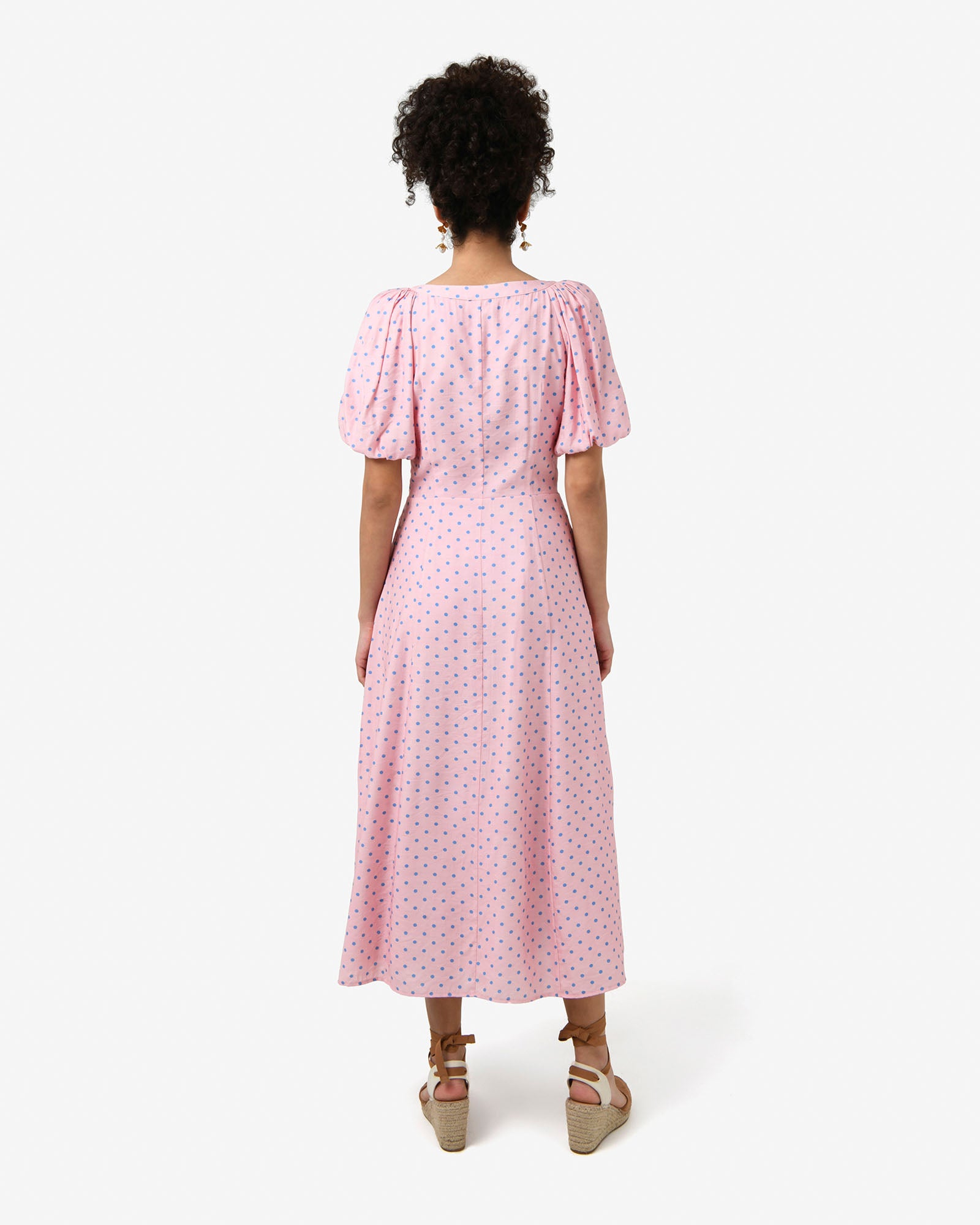 Almeria Polka Dot Dress