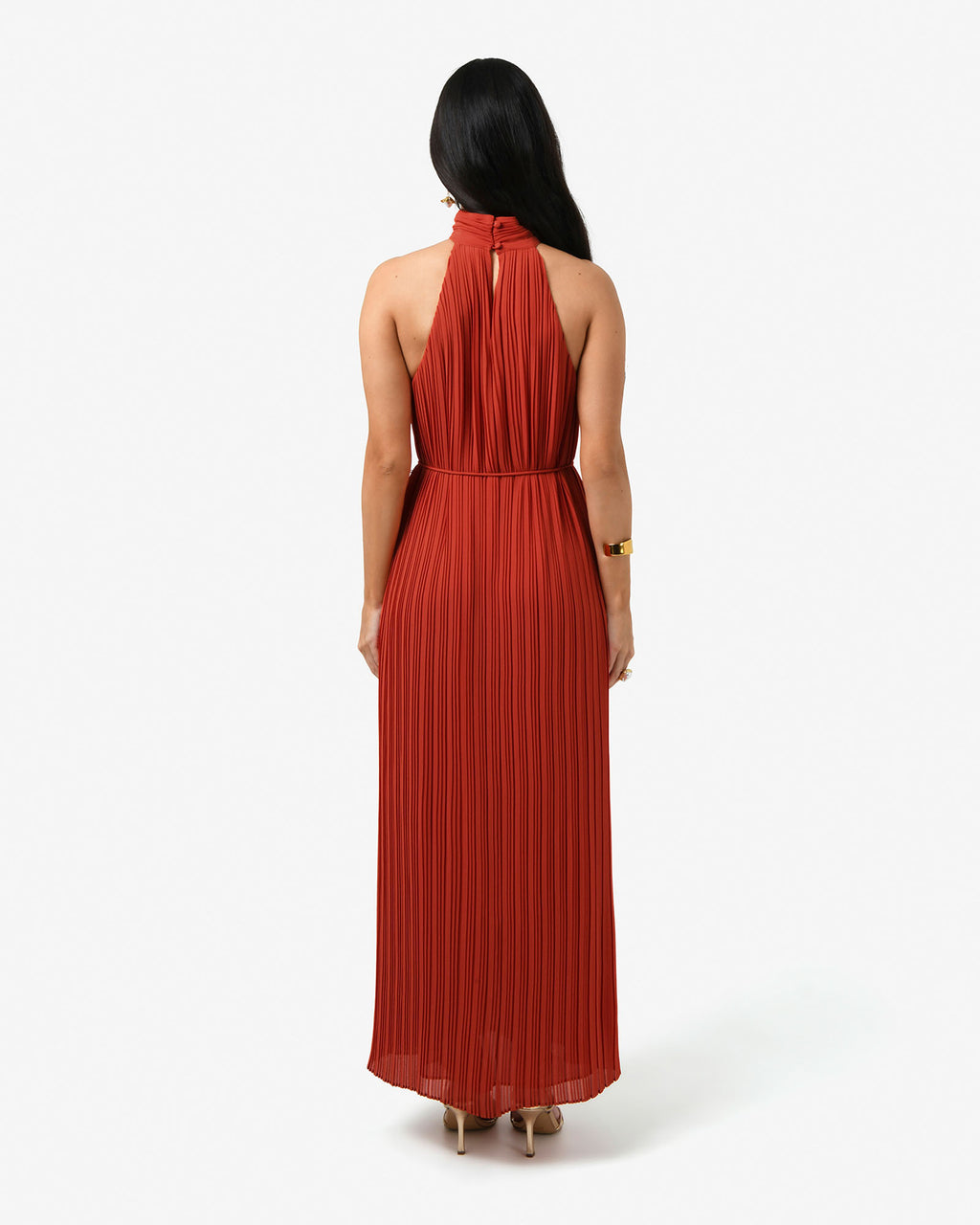 Shelly Chiffon Pleated Dress