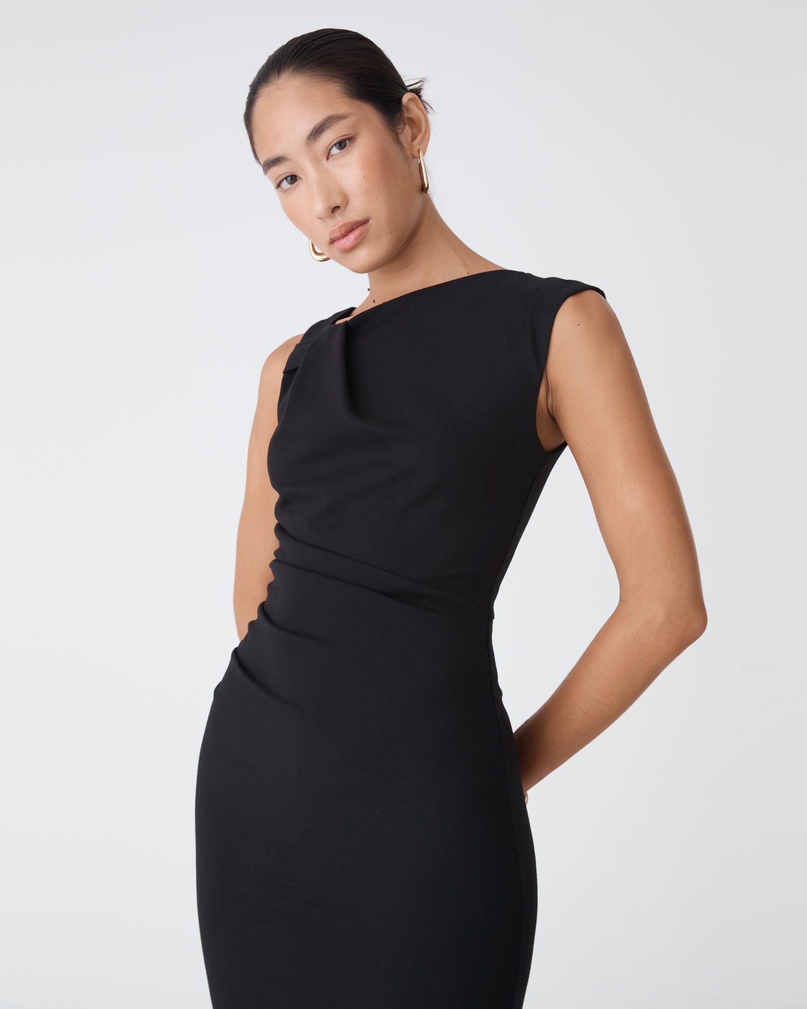 Sutton Twist Shoulder Dress