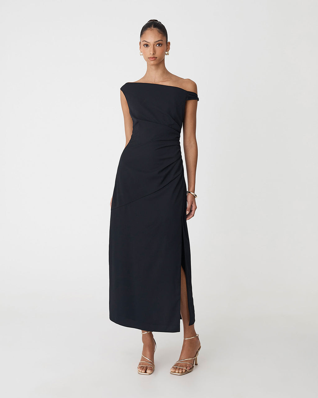 Afina One Shoulder Twist Dress