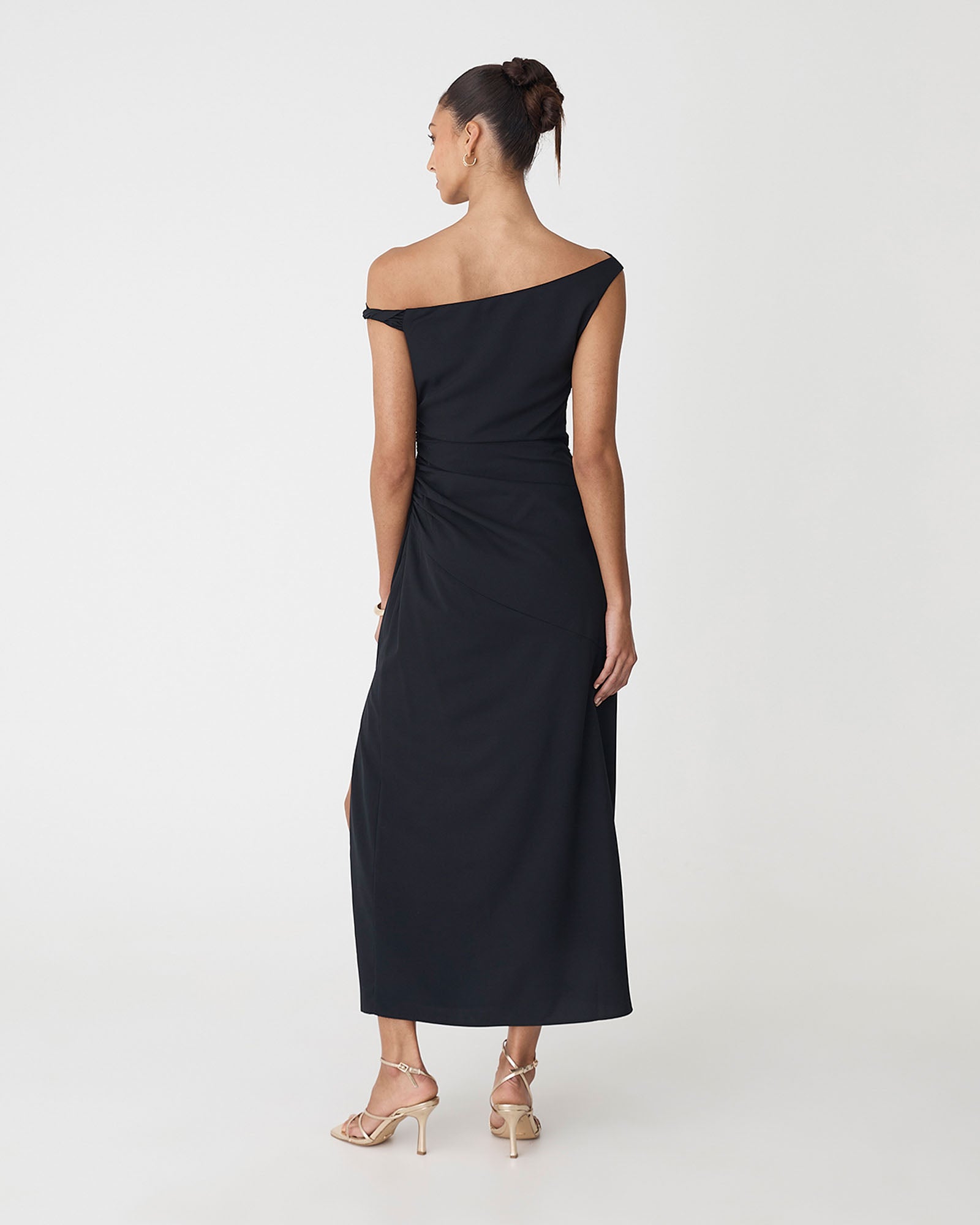 Afina One Shoulder Twist Dress