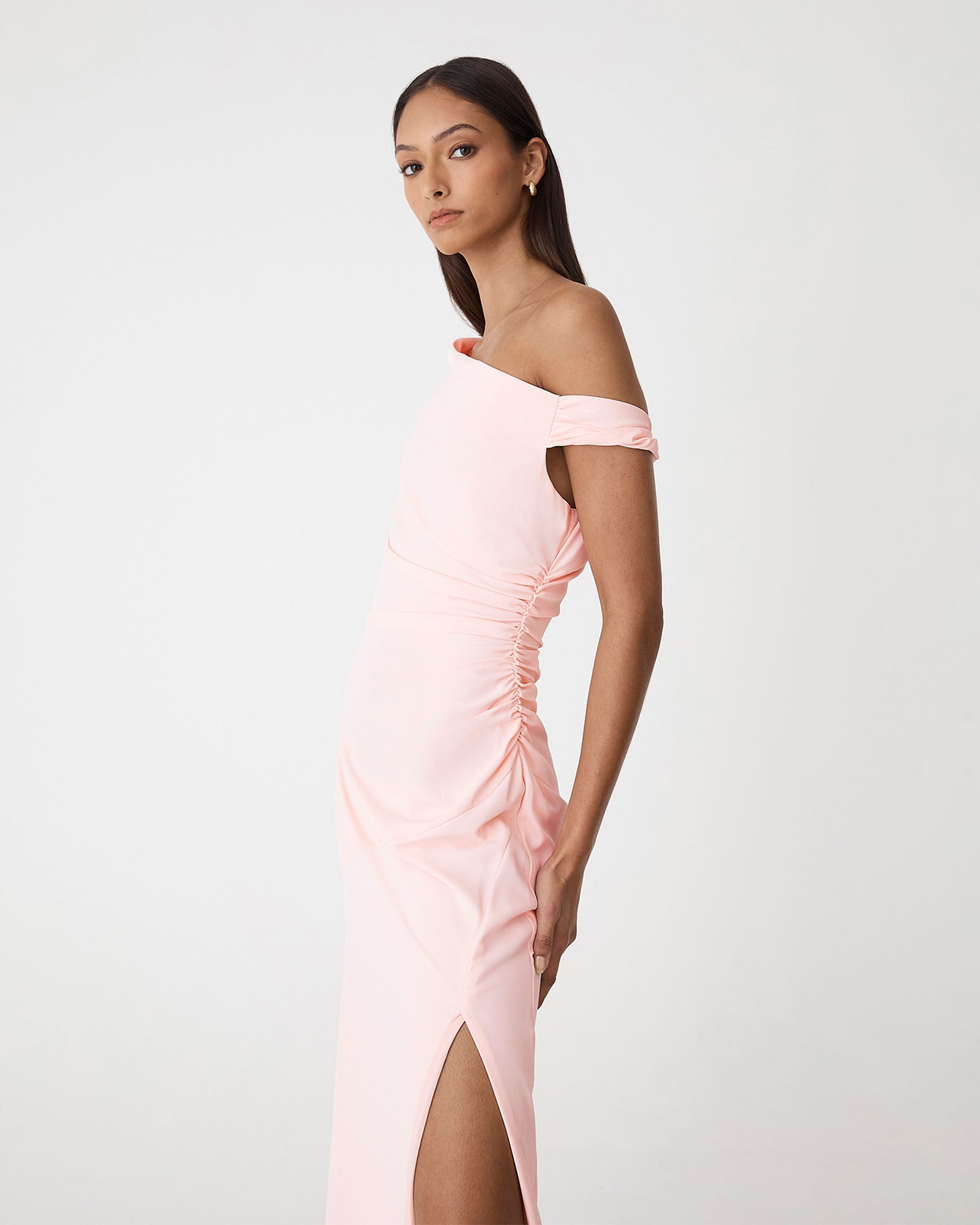 Afina One Shoulder Twist Dress