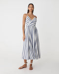 Ikaria Linen Crossover Dress