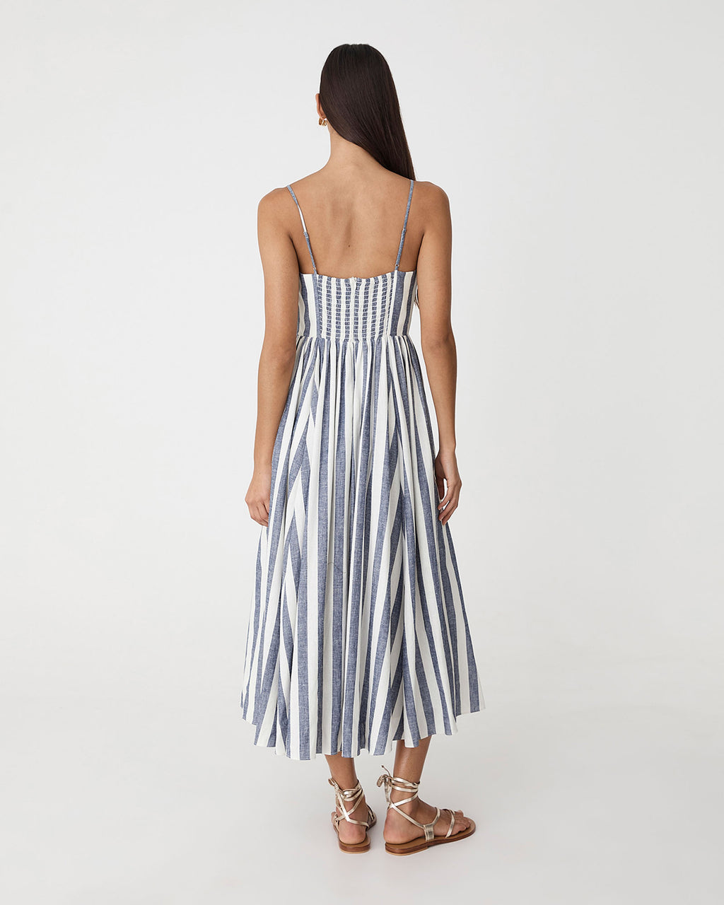 Ikaria Linen Crossover Dress