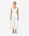 Yana V Neck Panel Dress