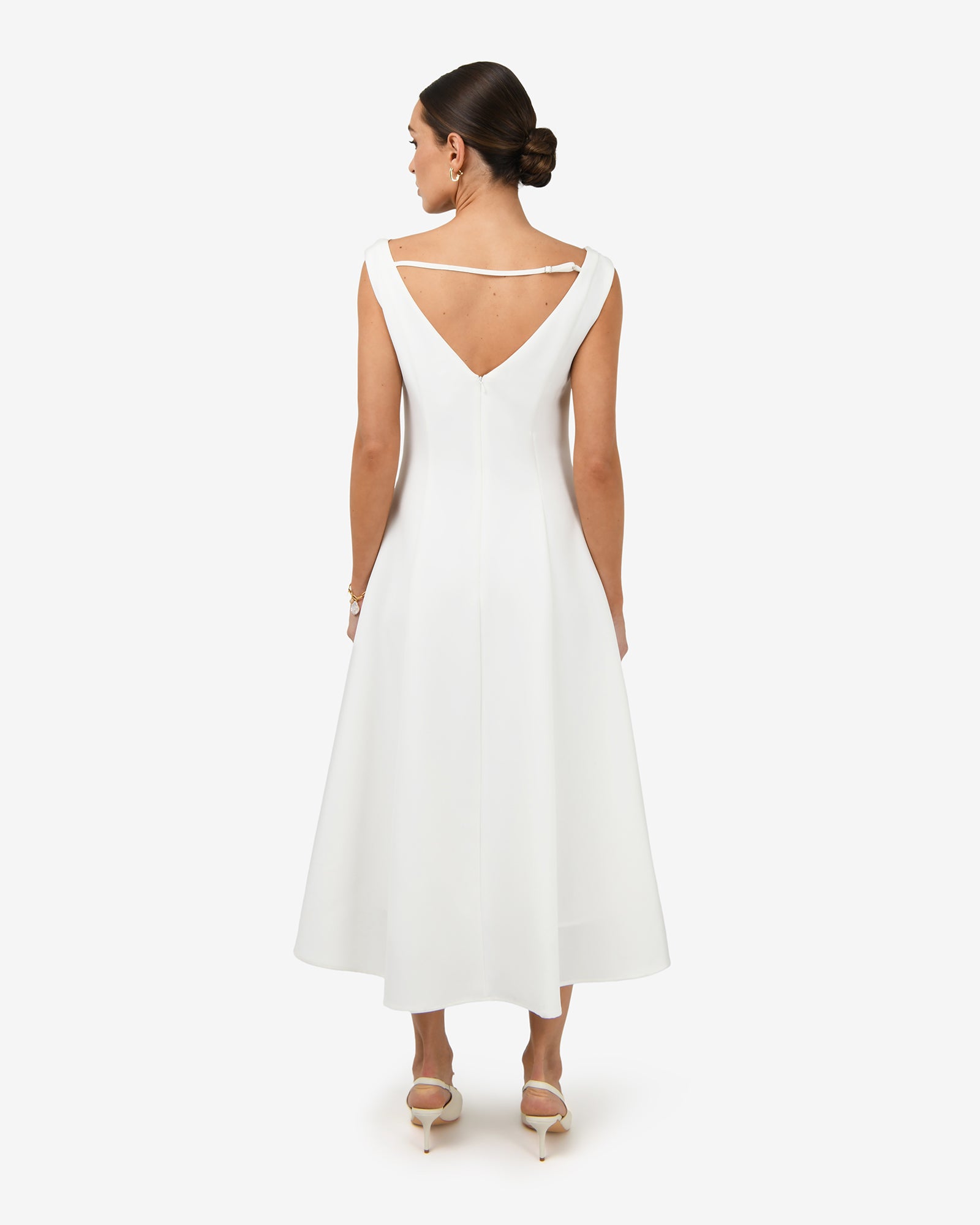 Yana V Neck Panel Dress