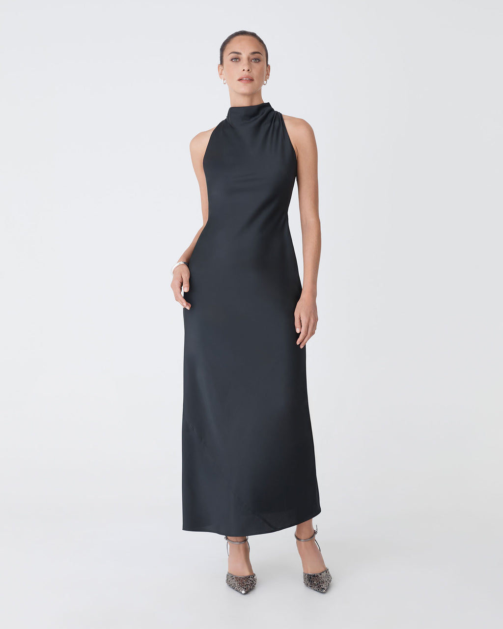 Delilah Bias Satin Dress