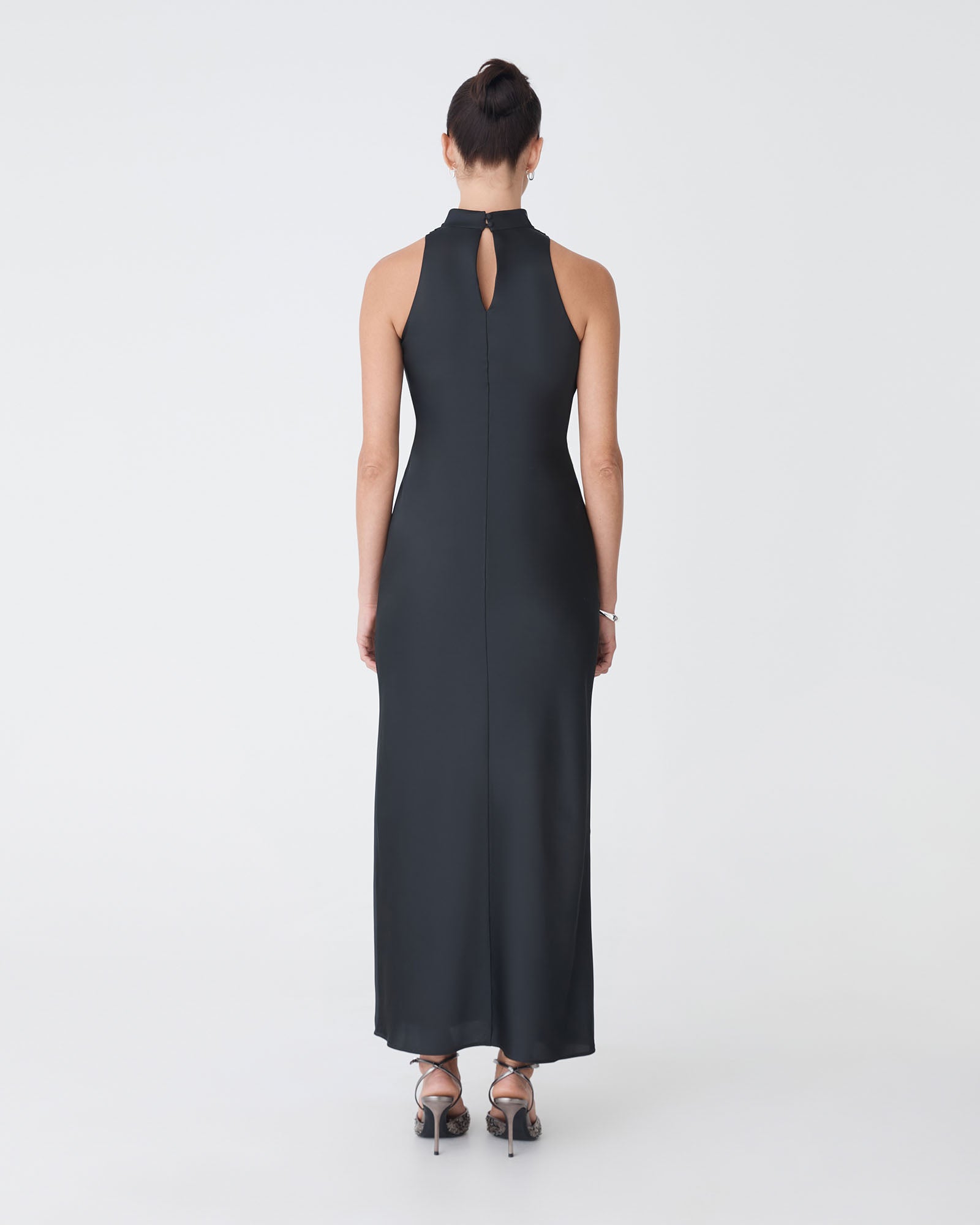 Delilah Bias Satin Dress