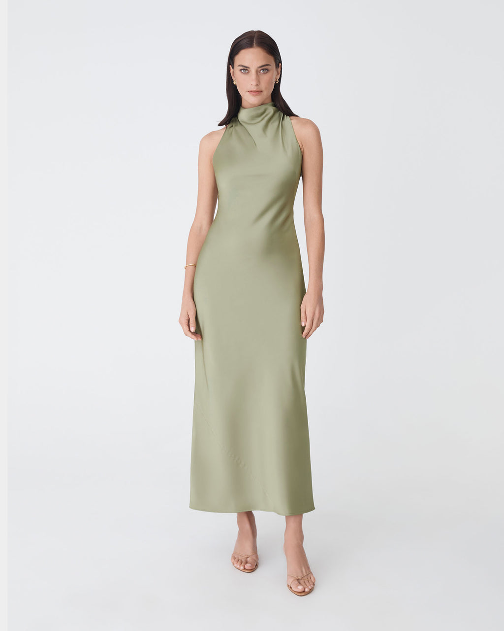 Delilah Bias Satin Dress