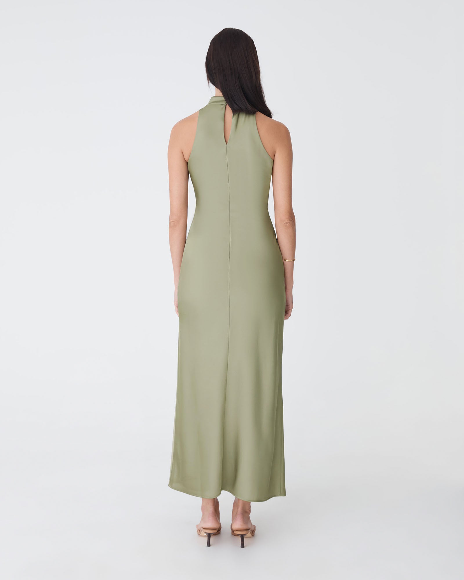 Delilah Bias Satin Dress