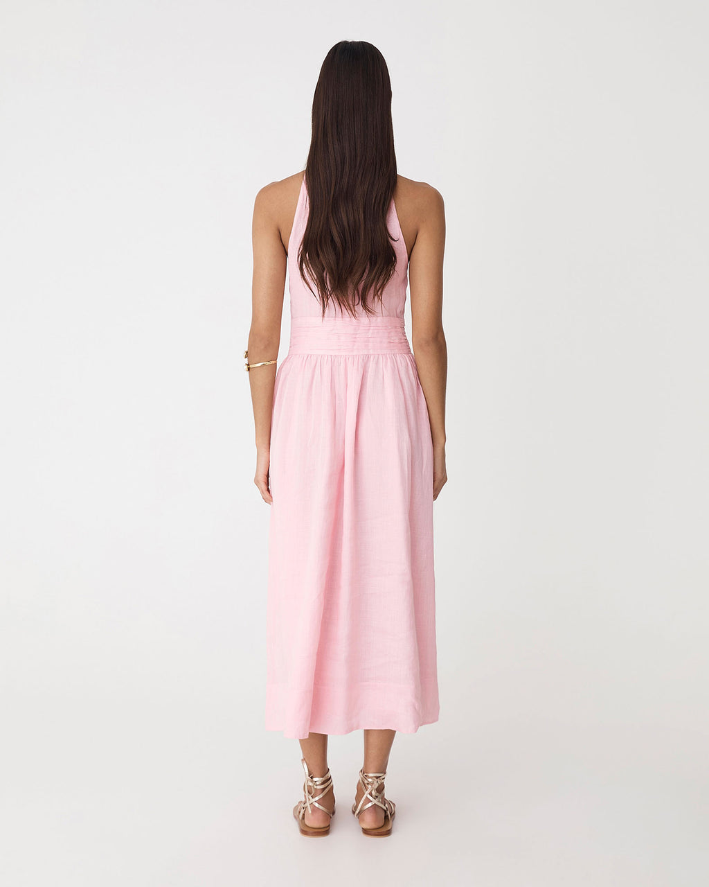 Miami Gathered Neck Hemp Dress