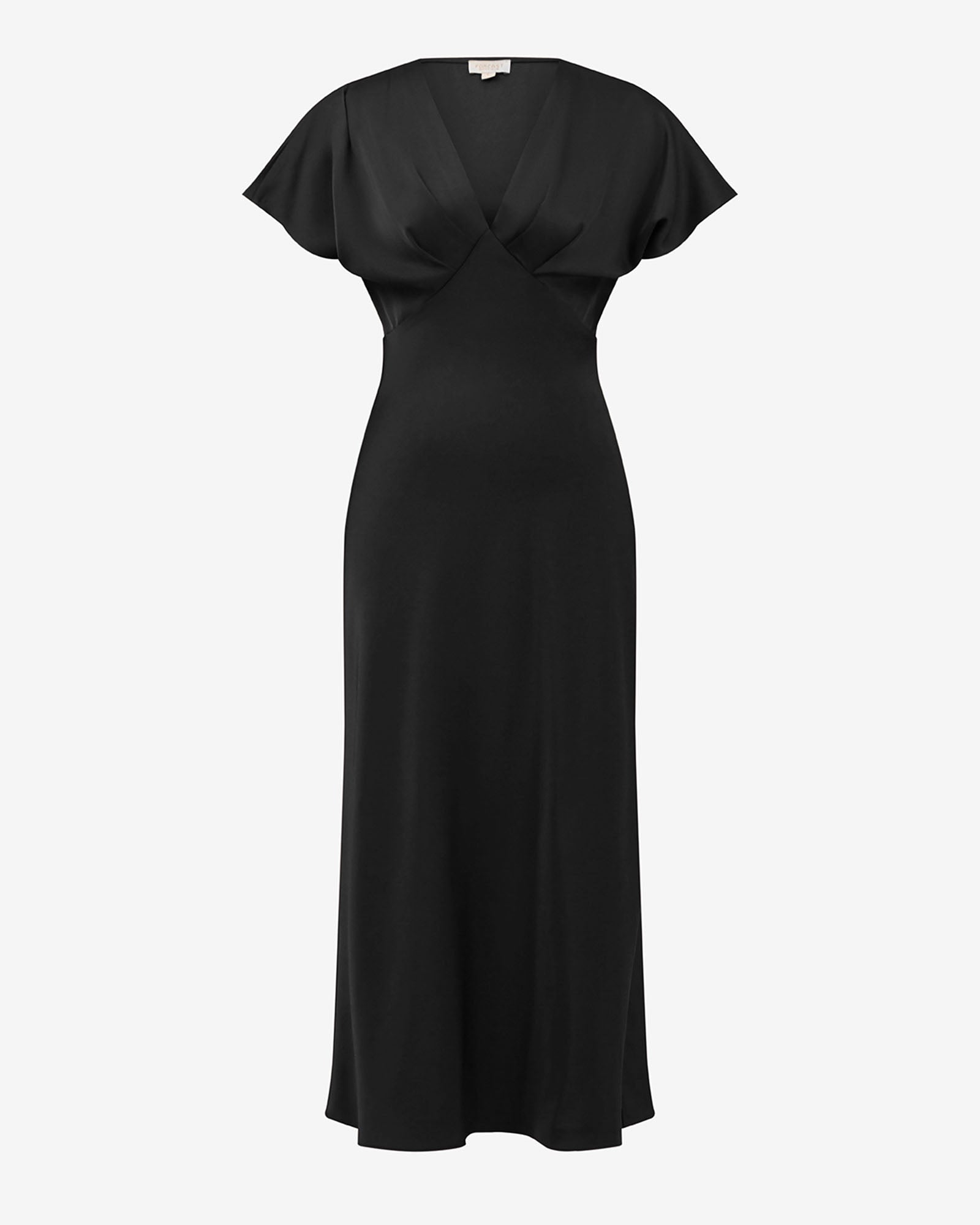 Catalina V-Neck Satin Dress