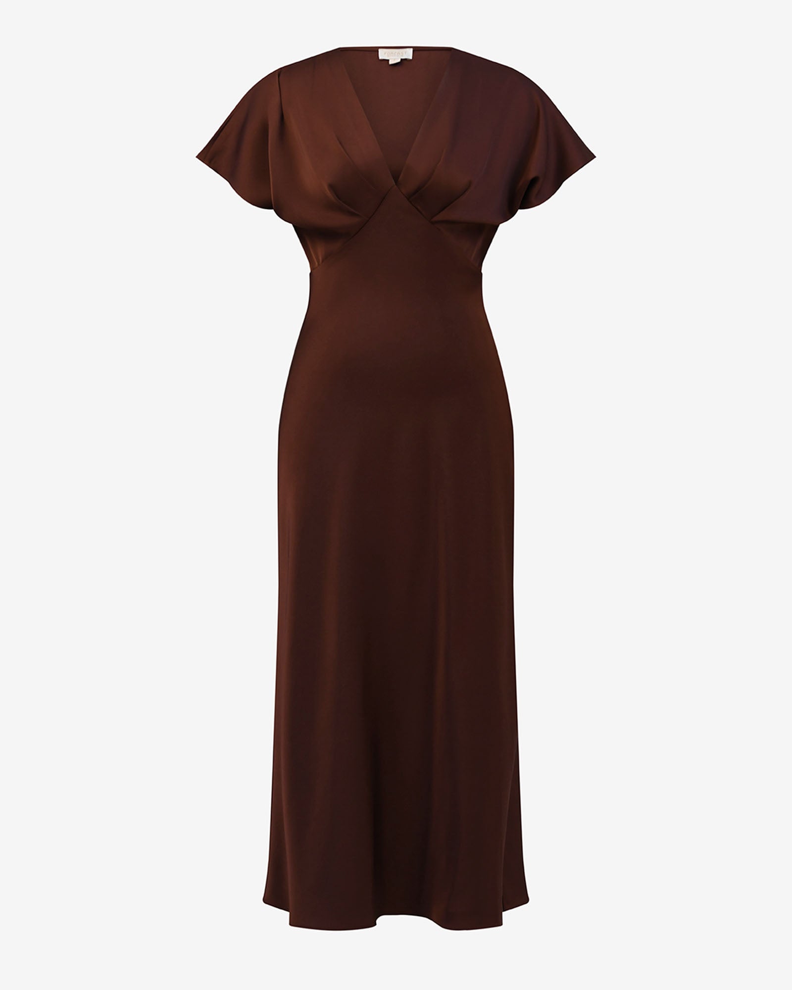 Catalina V-Neck Satin Dress