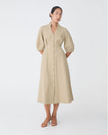 Lyn Lantern Sleeve Shirt Dress