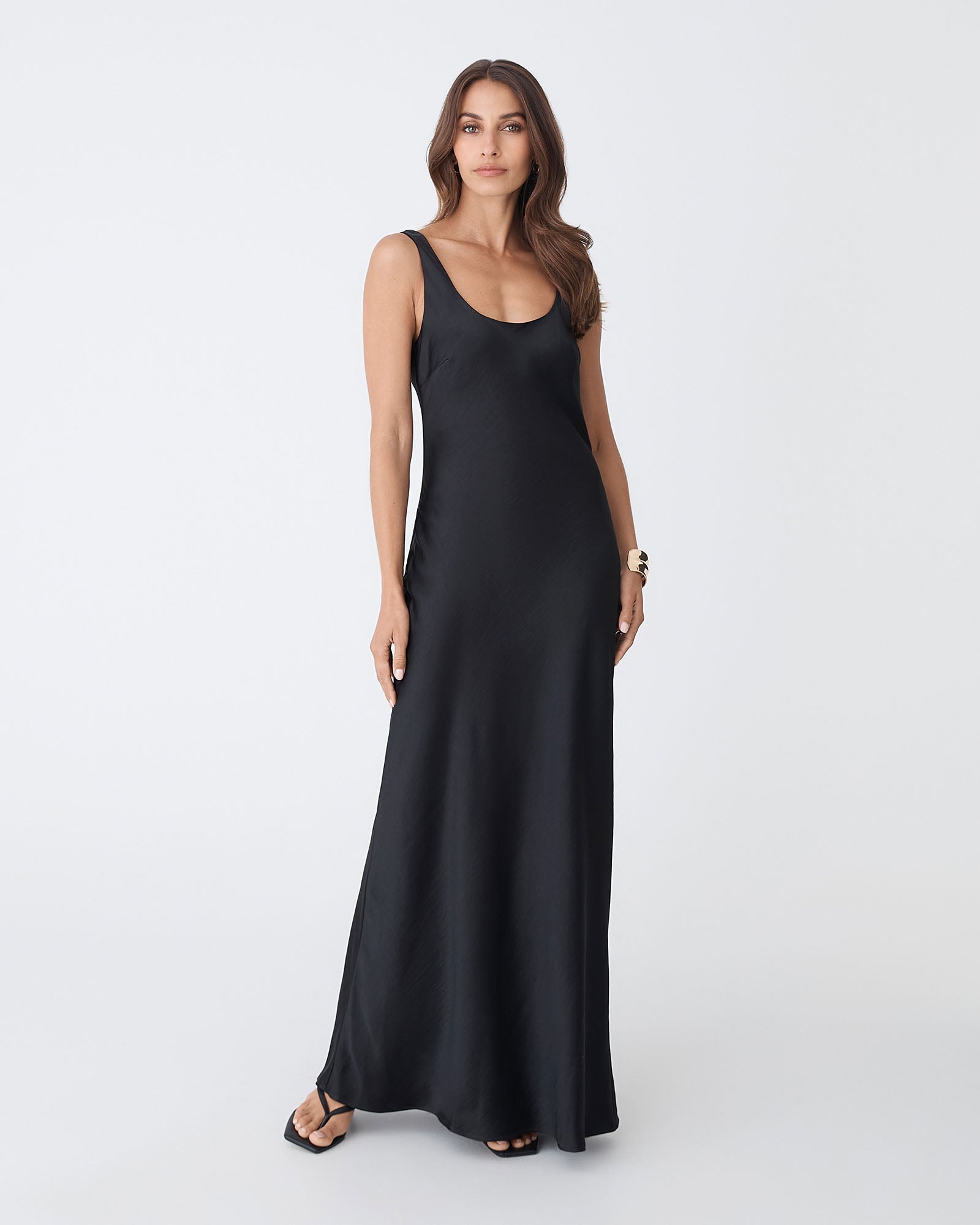 Calliope Bias Cut Slip Dress