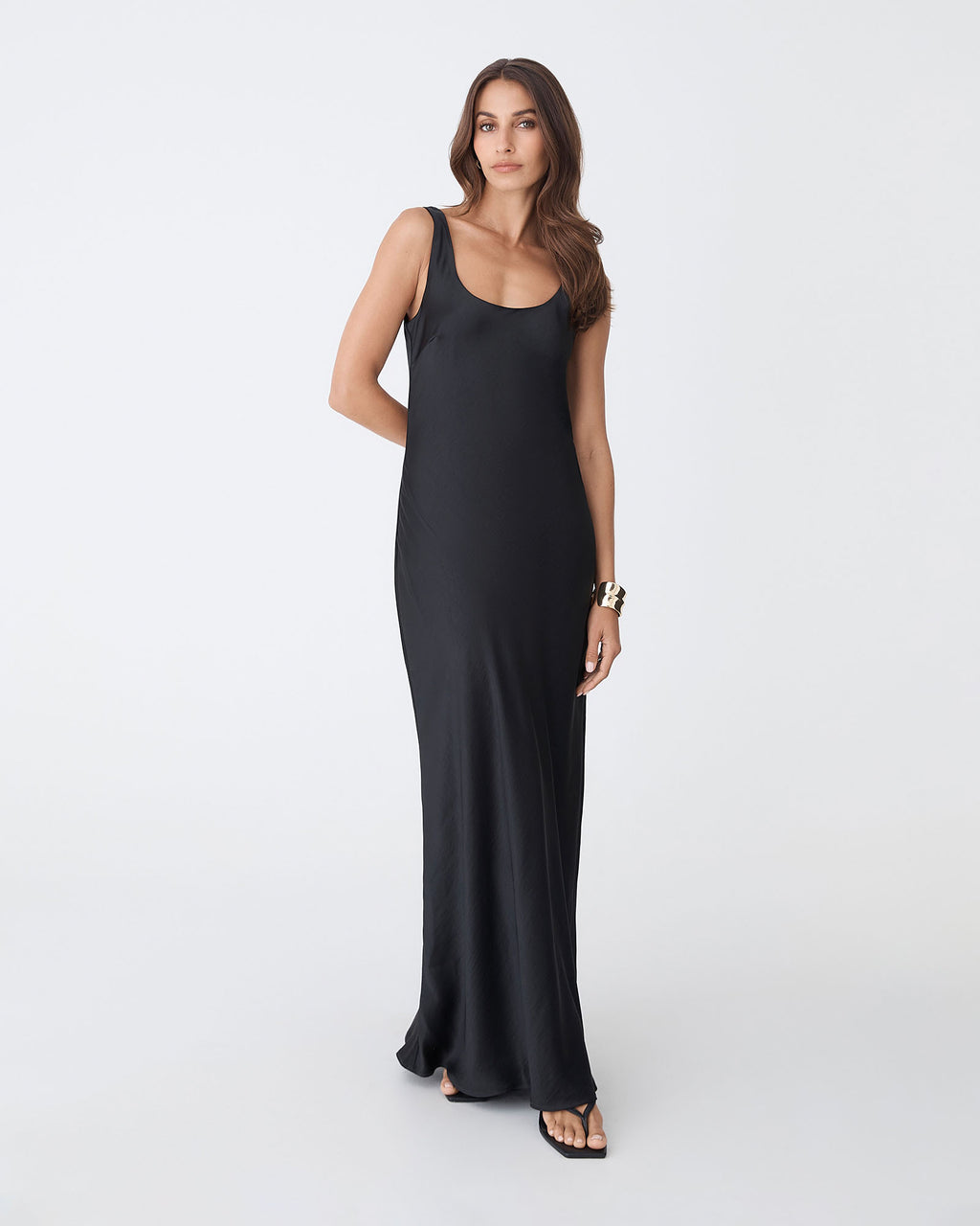 Calliope Bias Cut Slip Dress
