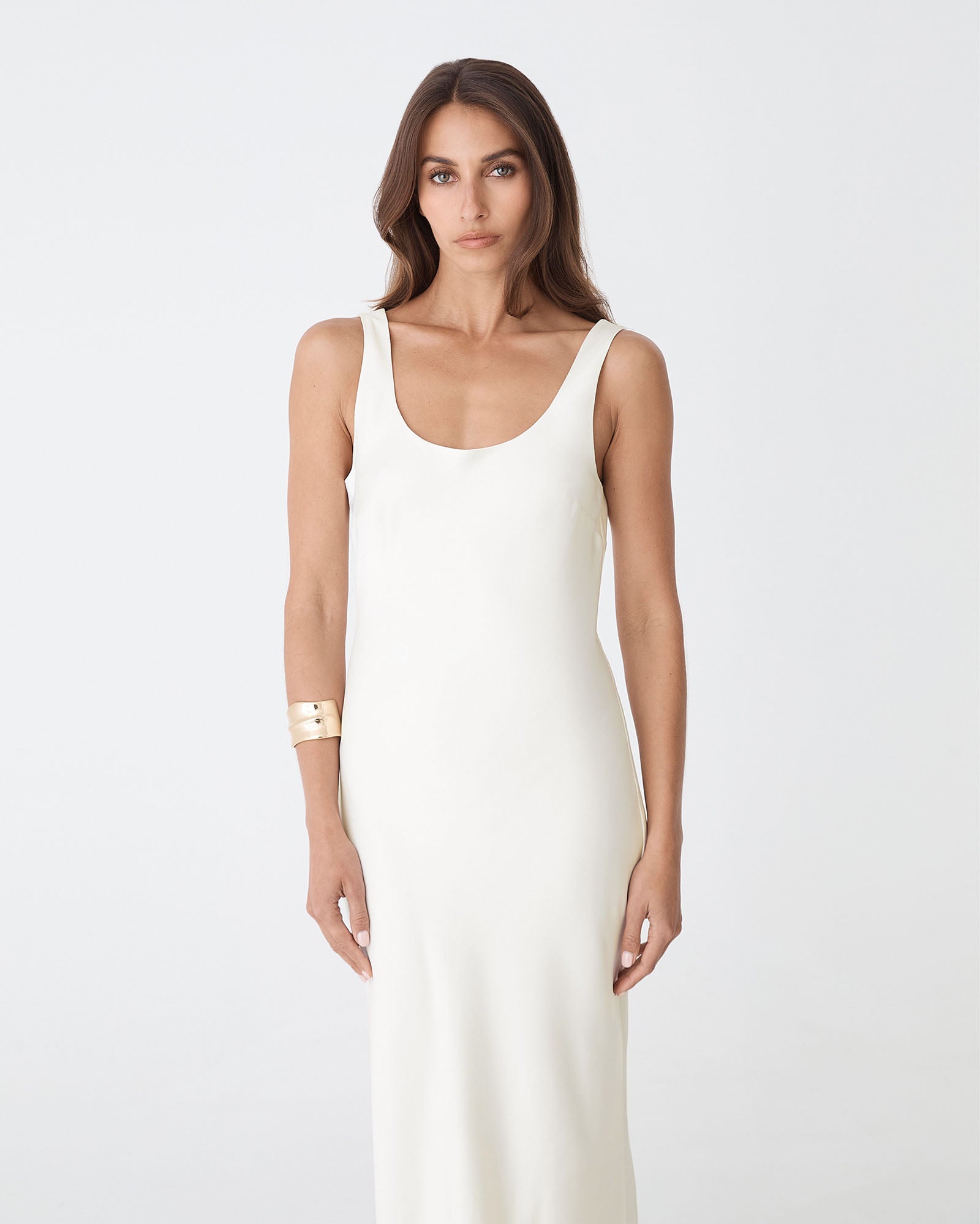 Calliope Bias Cut Slip Dress