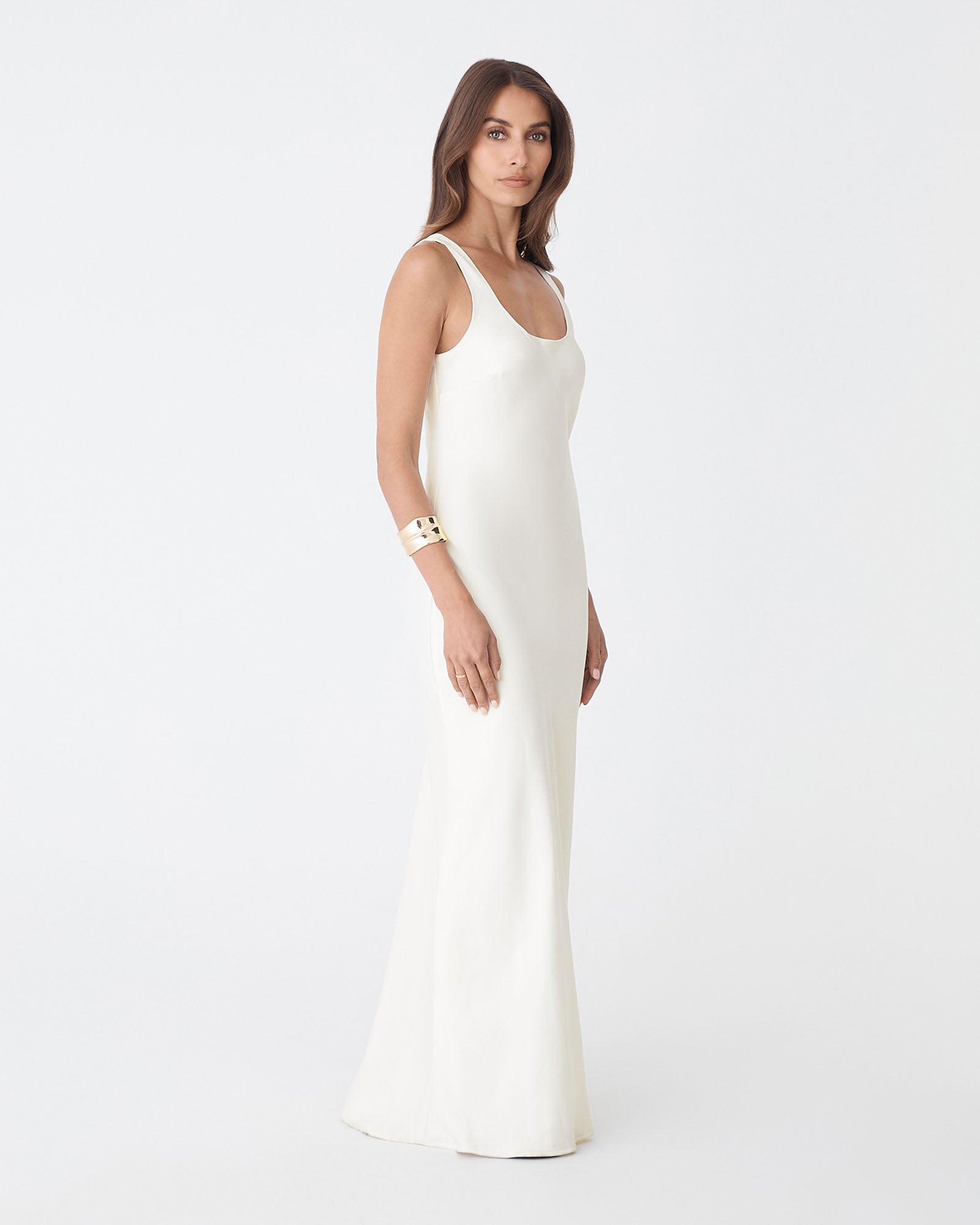 Calliope Bias Cut Slip Dress