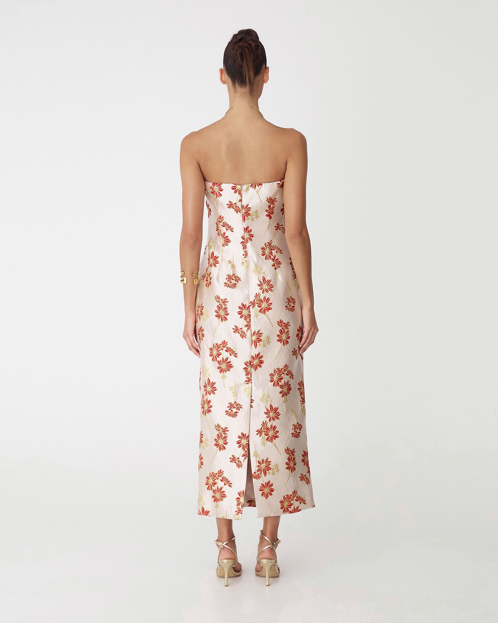 Priya Strapless Column Dress