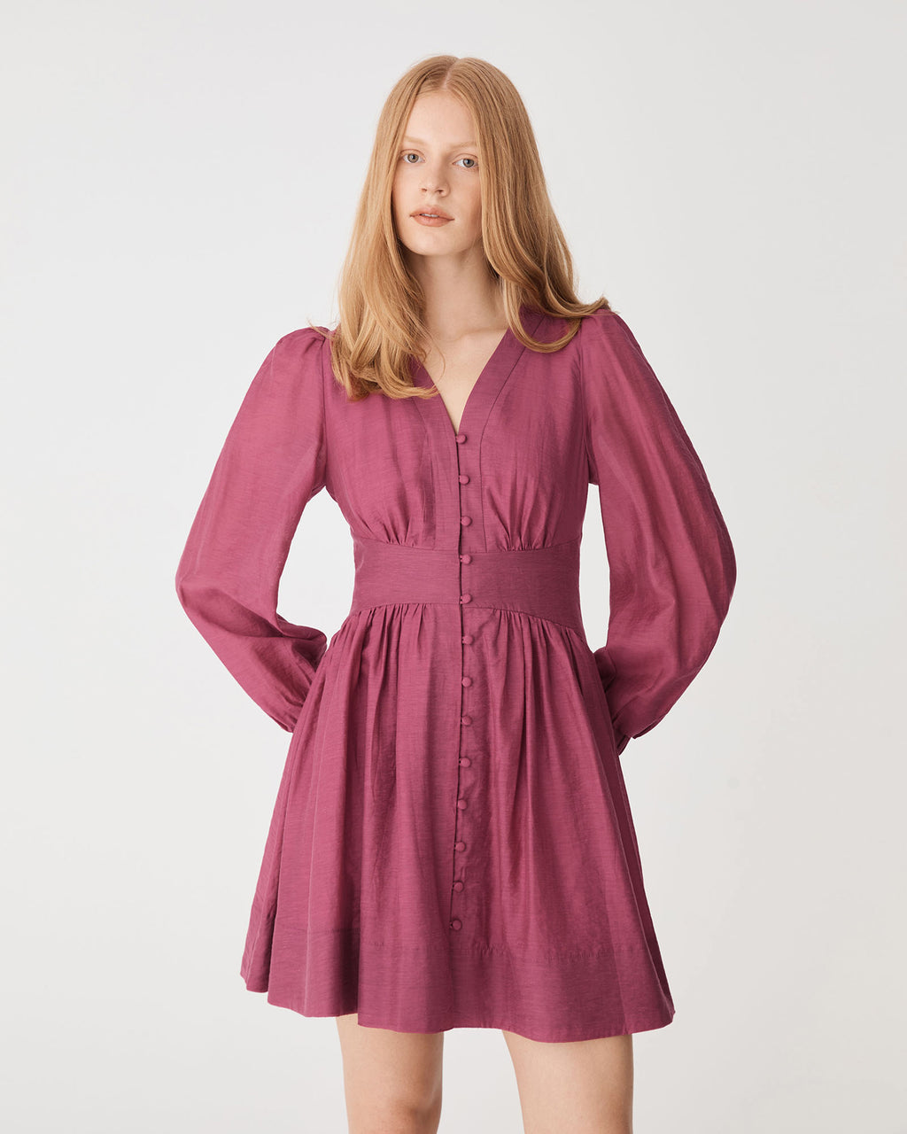 Paloma V-Neck Mini Dress