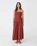 Cathy Cotton Modal Midi Dress