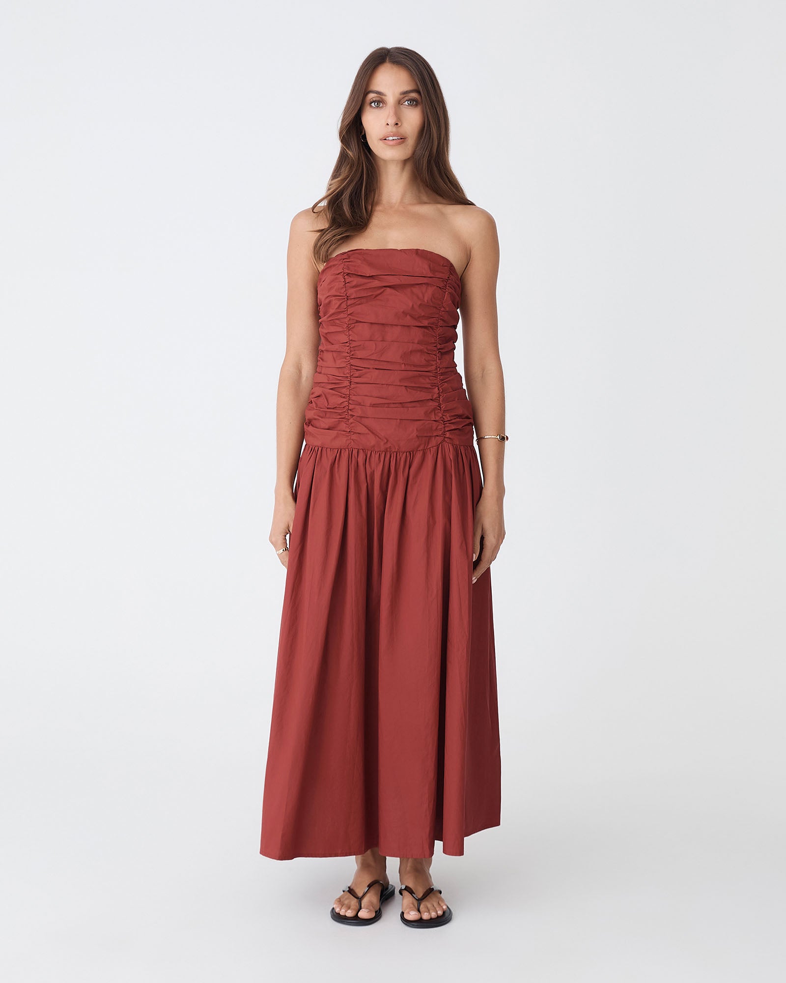 Cathy Cotton Modal Midi Dress