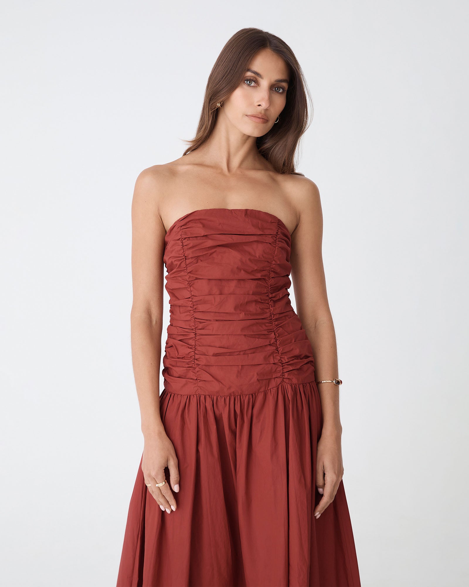 Cathy Cotton Modal Midi Dress