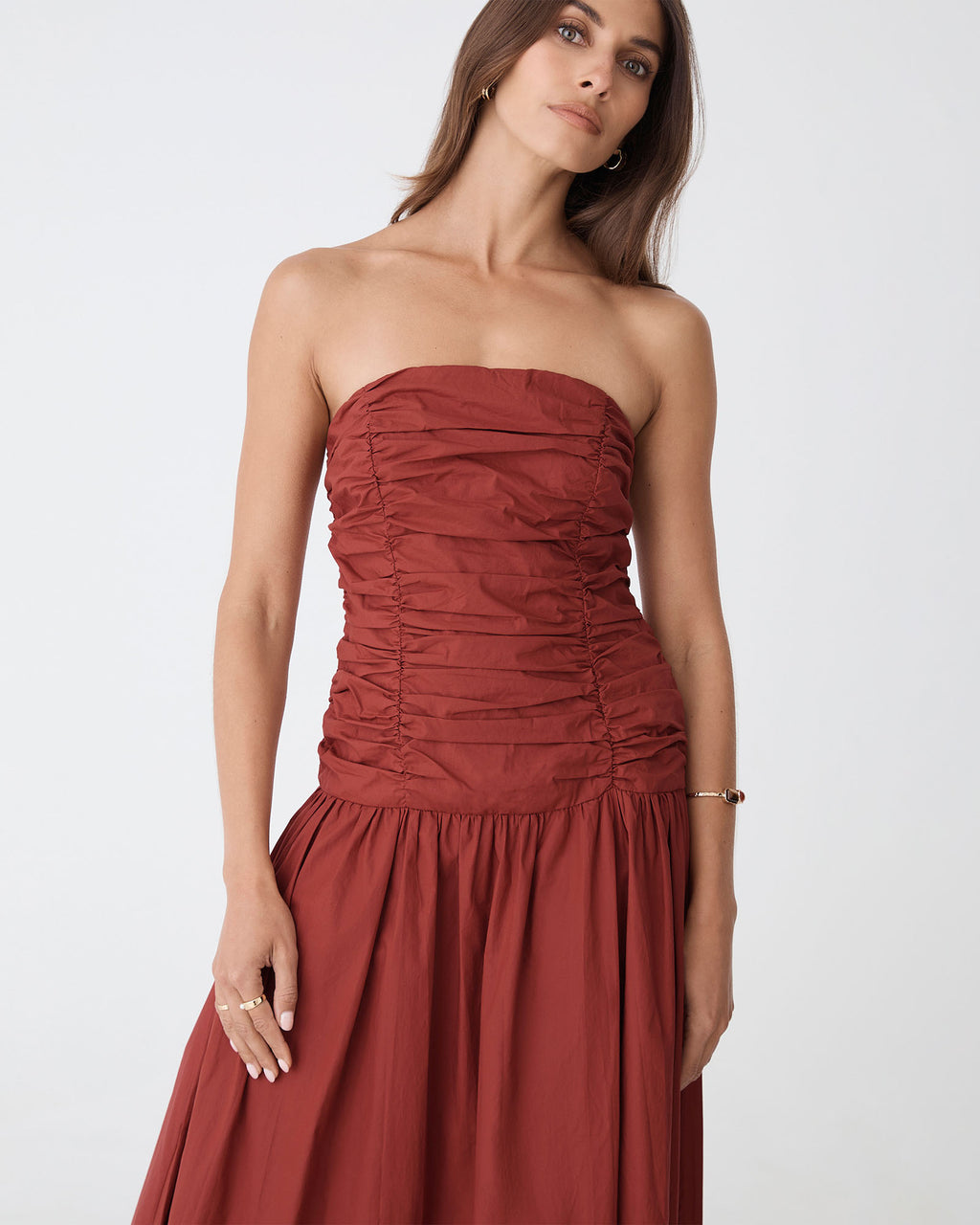 Cathy Cotton Modal Midi Dress