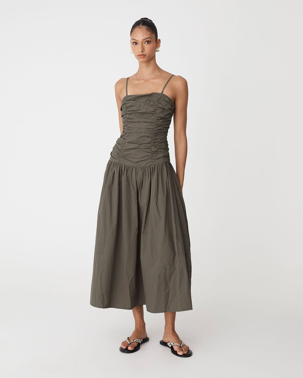 Cathy Cotton Modal Midi Dress
