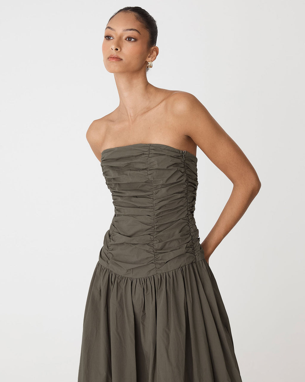 Cathy Cotton Modal Midi Dress