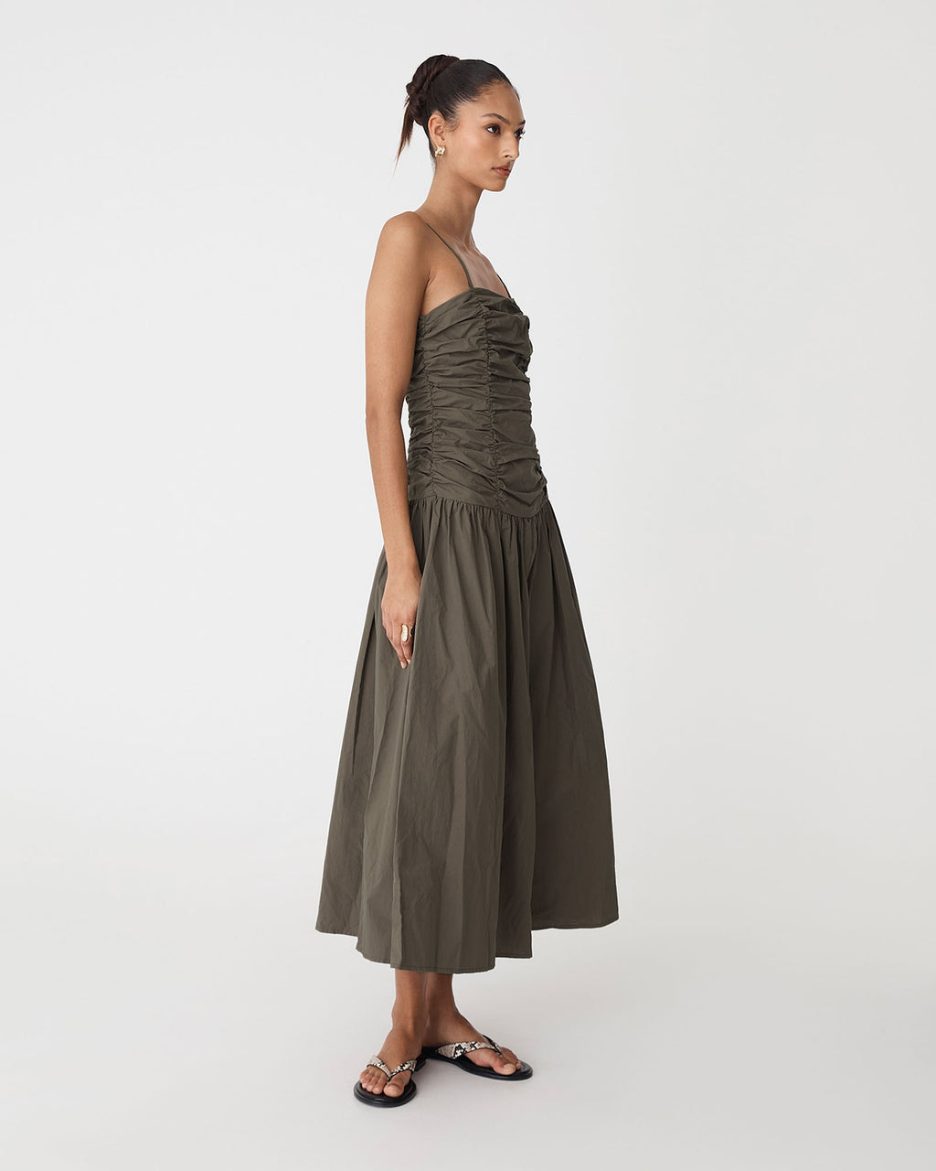 Cathy Cotton Modal Midi Dress