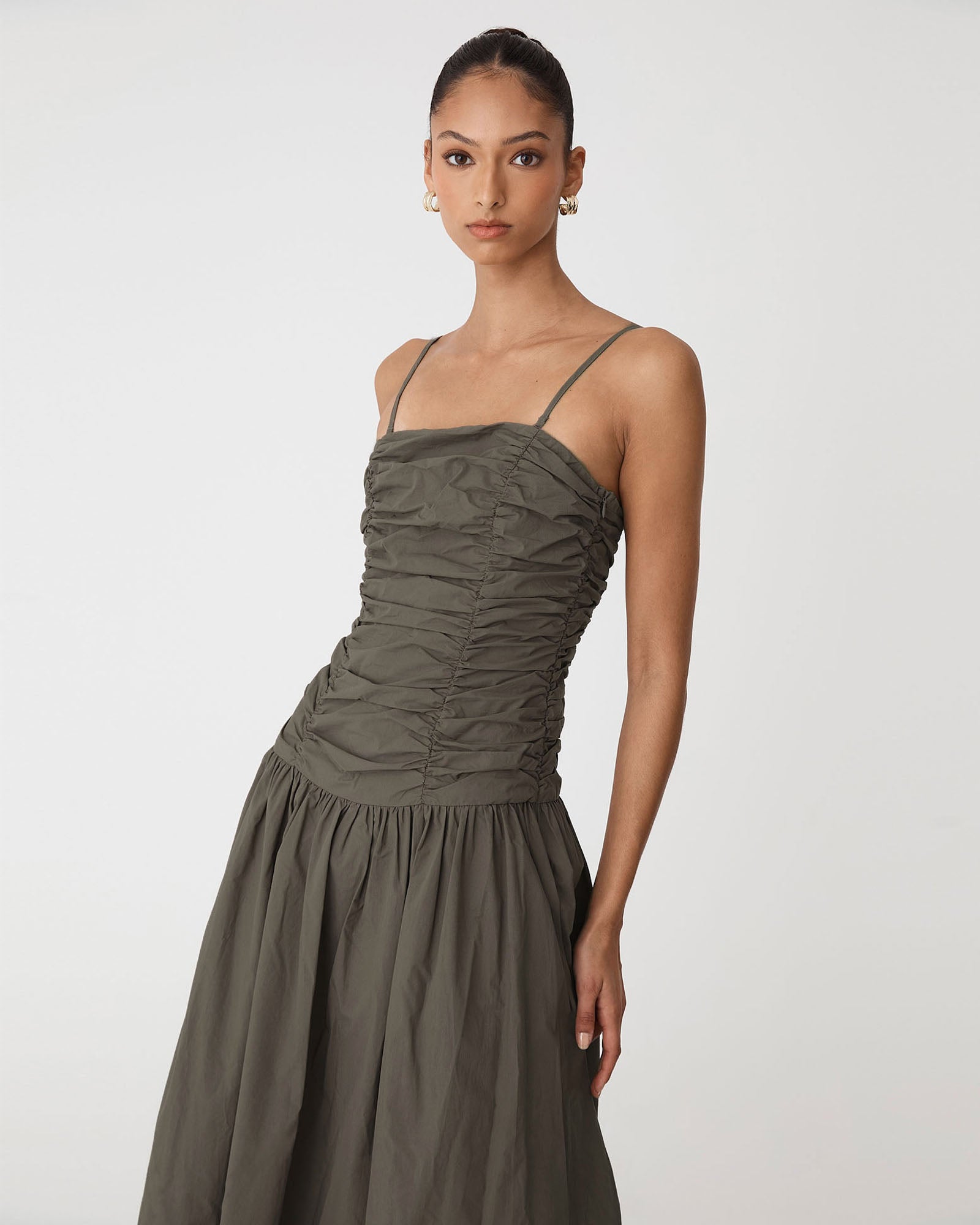 Cathy Cotton Modal Midi Dress