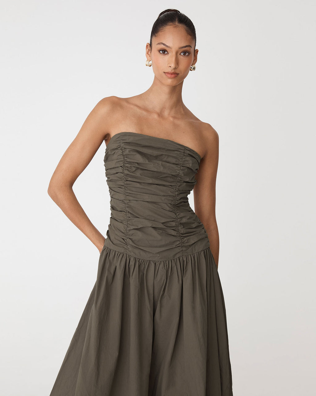 Cathy Cotton Modal Midi Dress