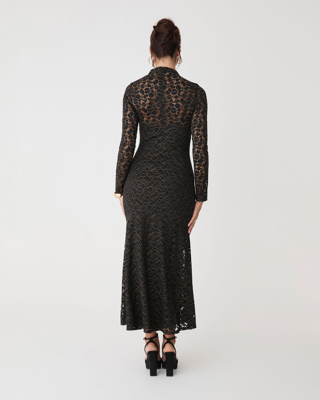 Romy Lace Ruched Dress