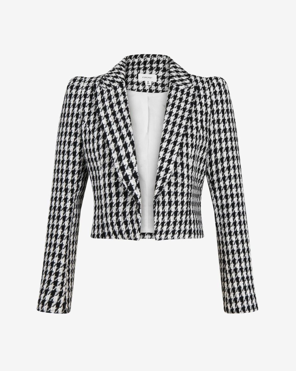 Bennet Houndstooth Crop Blazer