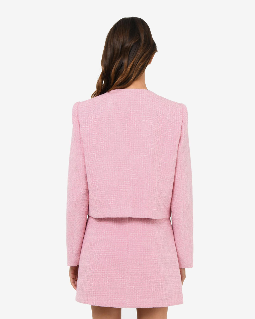 Cynthia Crop Tweed Jacket