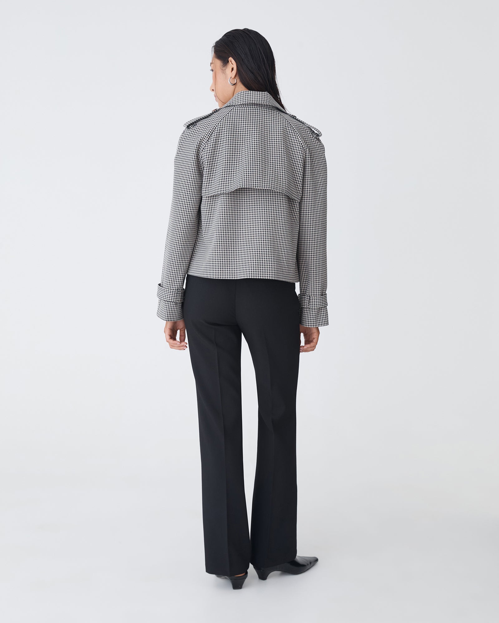 Flynn Cropped Trench Coat