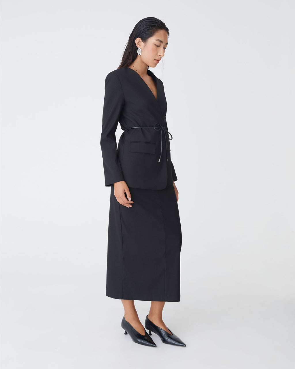 Aaria Collarless Blazer