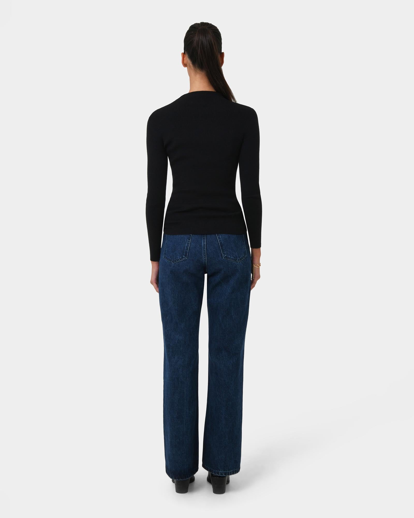 Avelyn Mock Neck Knit