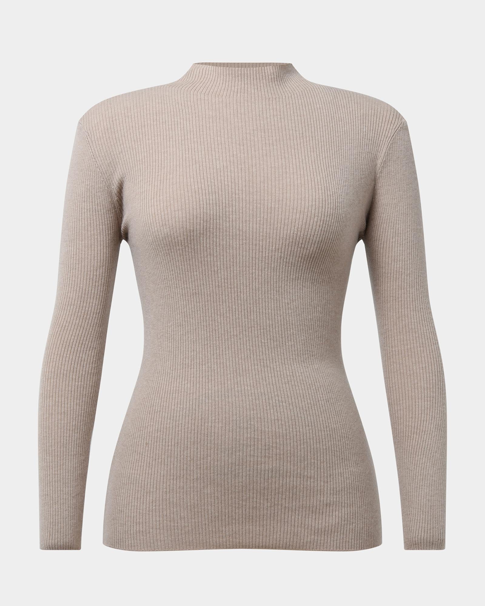 Avelyn Mock Neck Knit