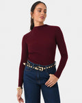 Avelyn Mock Neck Knit