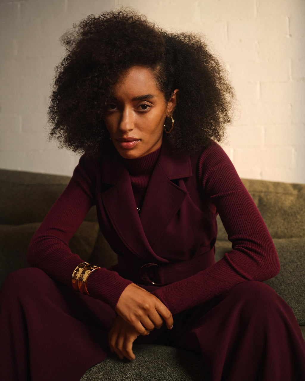 Avelyn Mock Neck Knit