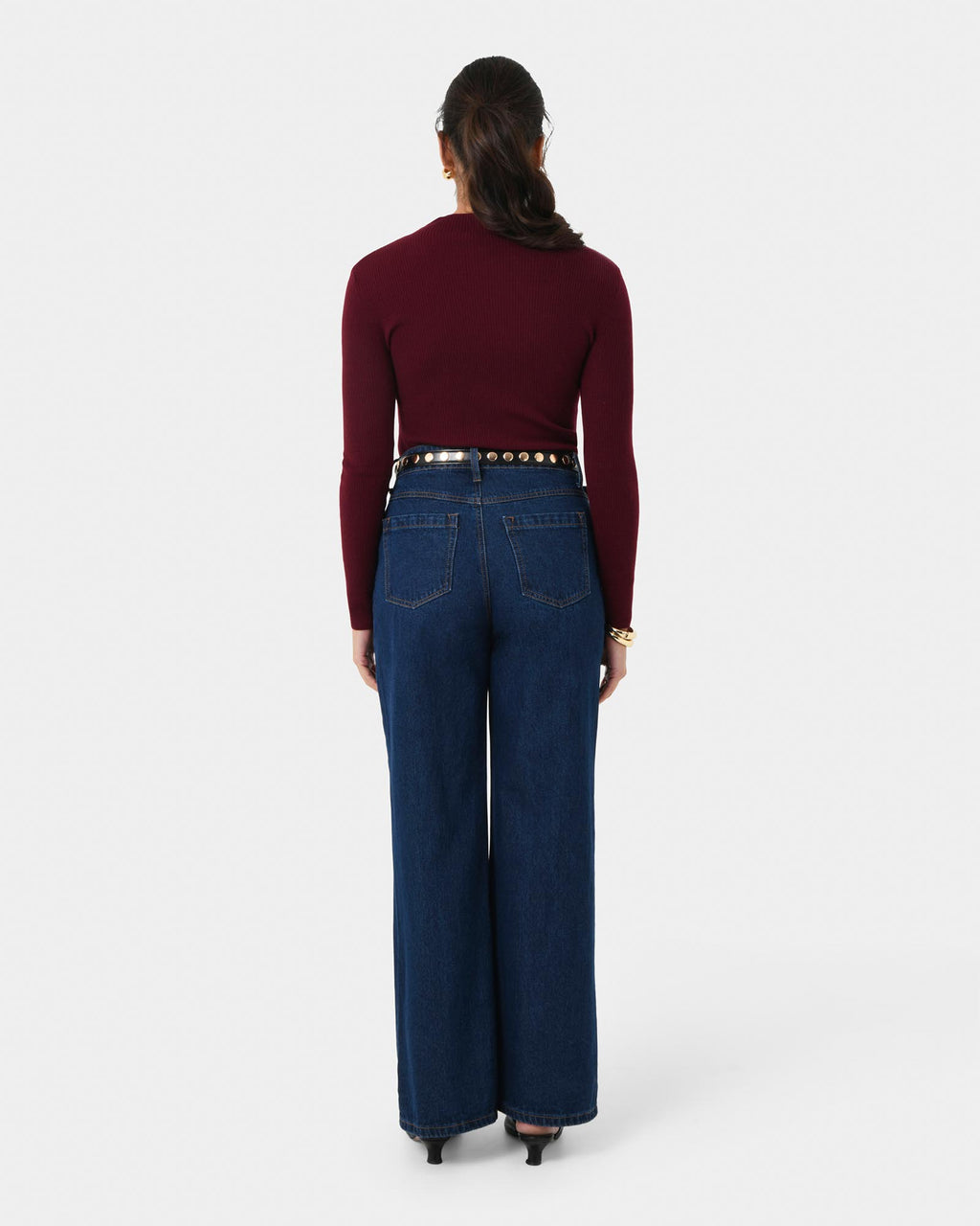 Avelyn Mock Neck Knit