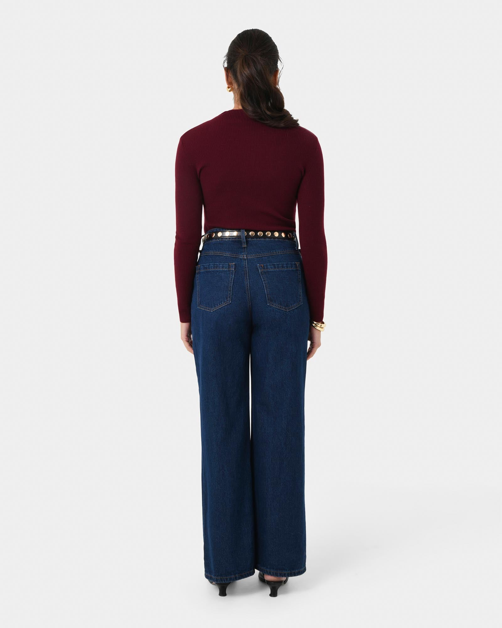 Avelyn Mock Neck Knit