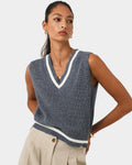 Sarah V-neck Knit