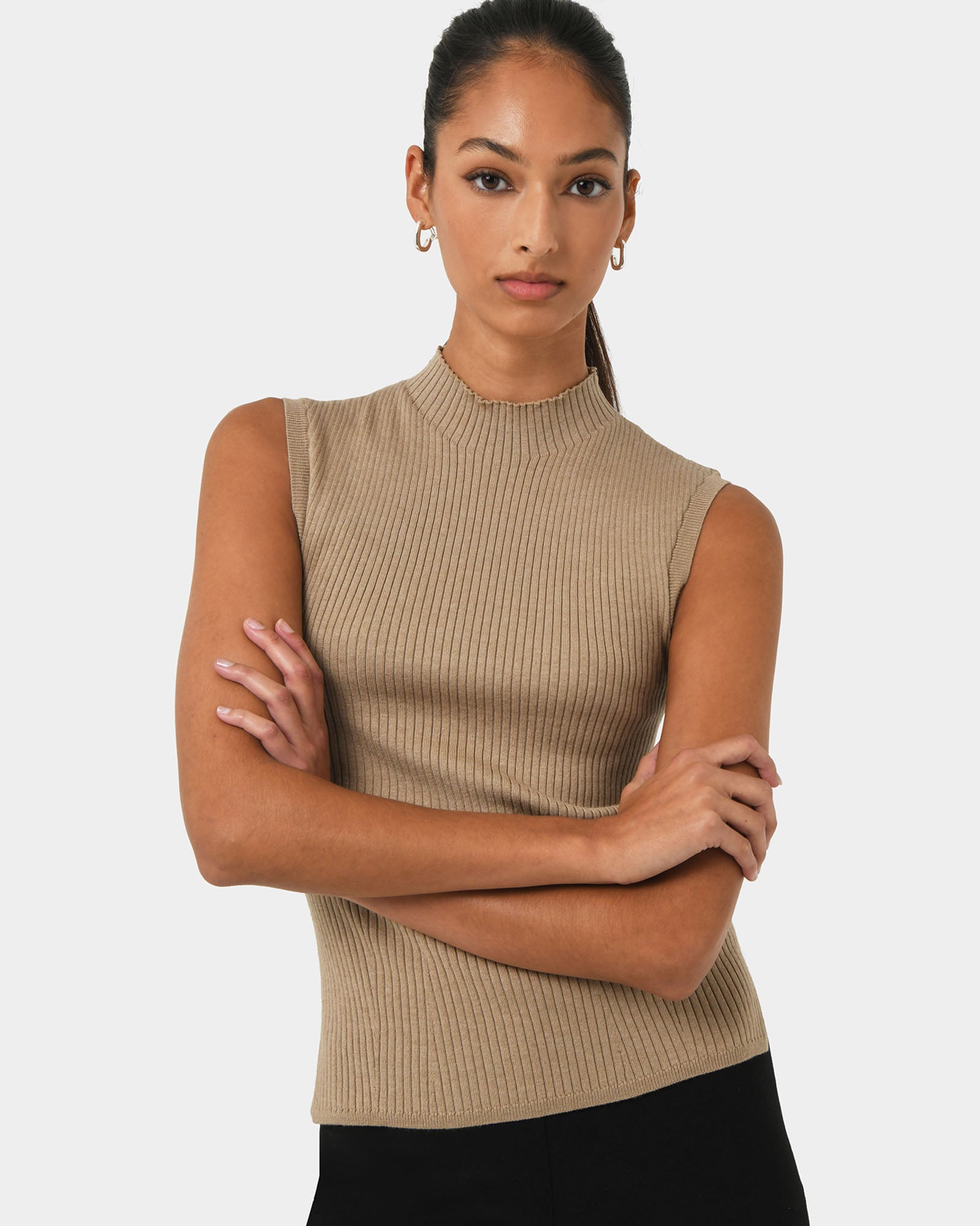 Charm Mock Neck Knit